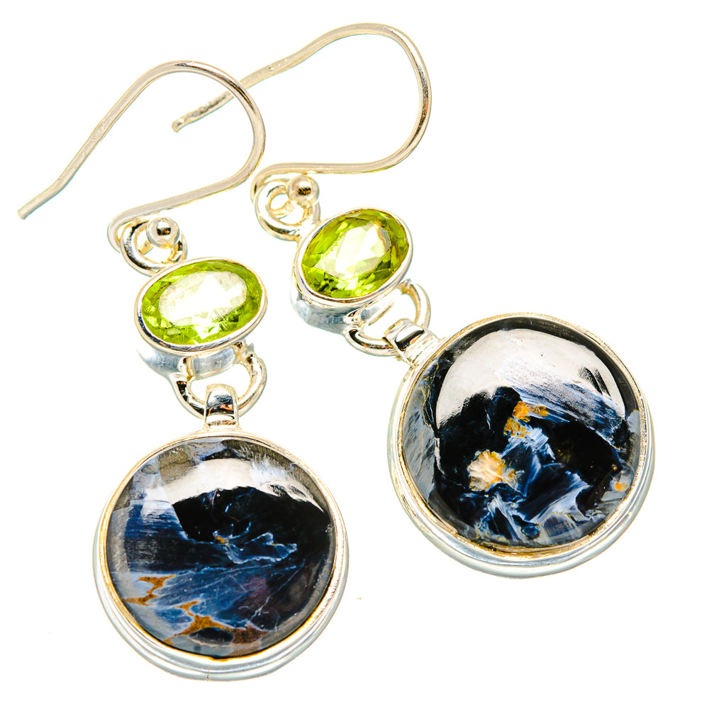 Pietersite Earrings handcrafted by Ana Silver Co - EARR430314 - Photo 2