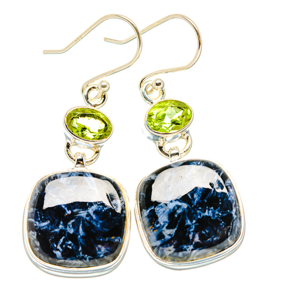 Pietersite Earrings handcrafted by Ana Silver Co - EARR430323 - Photo 2