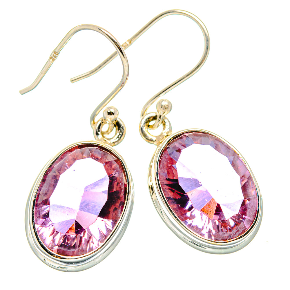 Color Change Alexandrite (Lab.) Earrings handcrafted by Ana Silver Co - EARR430346 - Photo 2