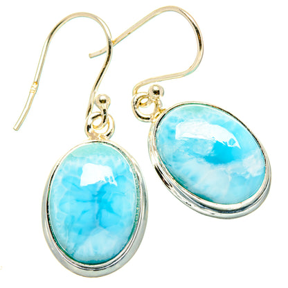 Larimar Earrings handcrafted by Ana Silver Co - EARR430354 - Photo 2