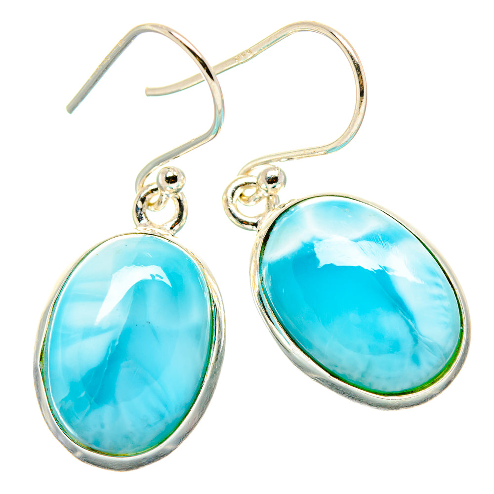 Larimar Earrings handcrafted by Ana Silver Co - EARR430362 - Photo 2