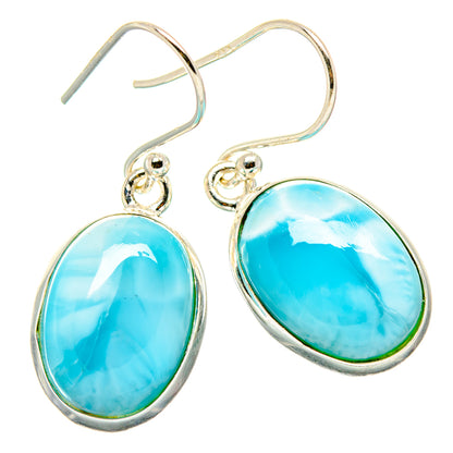 Larimar Earrings handcrafted by Ana Silver Co - EARR430362 - Photo 2