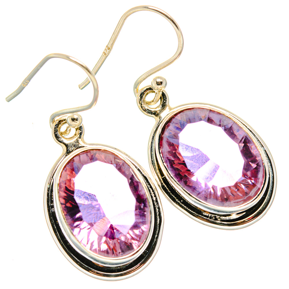 Color Change Alexandrite (Lab.) Earrings handcrafted by Ana Silver Co - EARR430365 - Photo 2