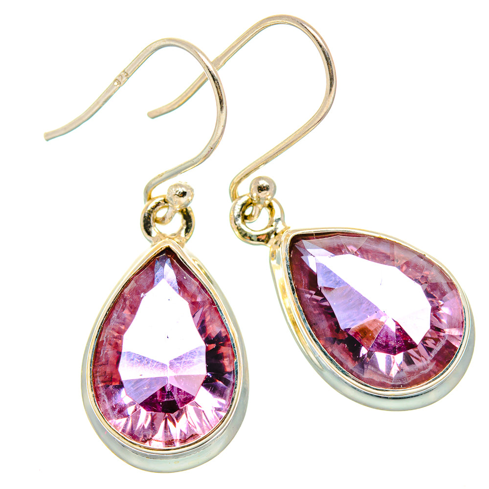 Color Change Alexandrite (Lab.) Earrings handcrafted by Ana Silver Co - EARR430369 - Photo 2