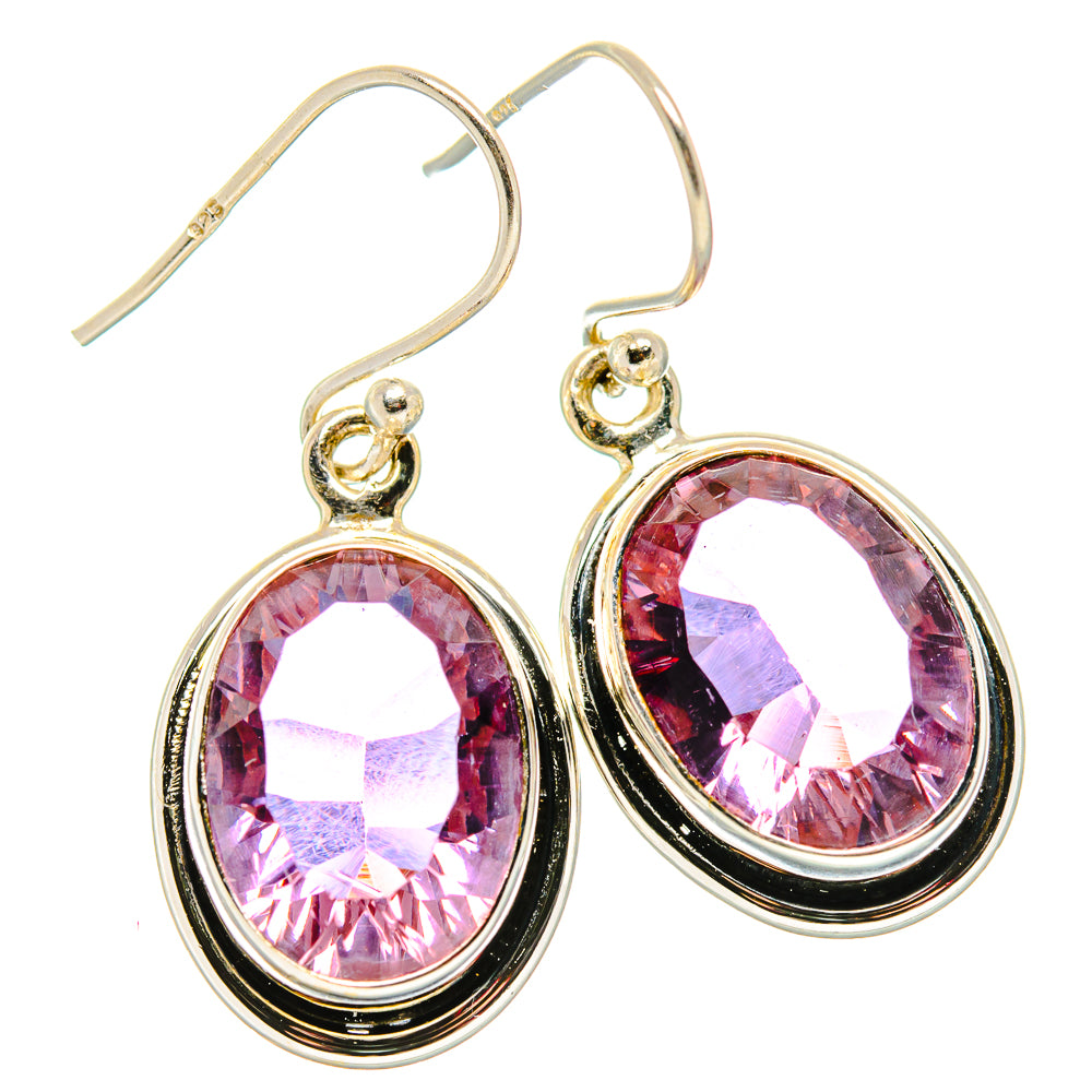 Color Change Alexandrite (Lab.) Earrings handcrafted by Ana Silver Co - EARR430371 - Photo 2