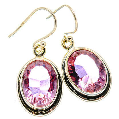 Color Change Alexandrite (Lab.) Earrings handcrafted by Ana Silver Co - EARR430371 - Photo 2