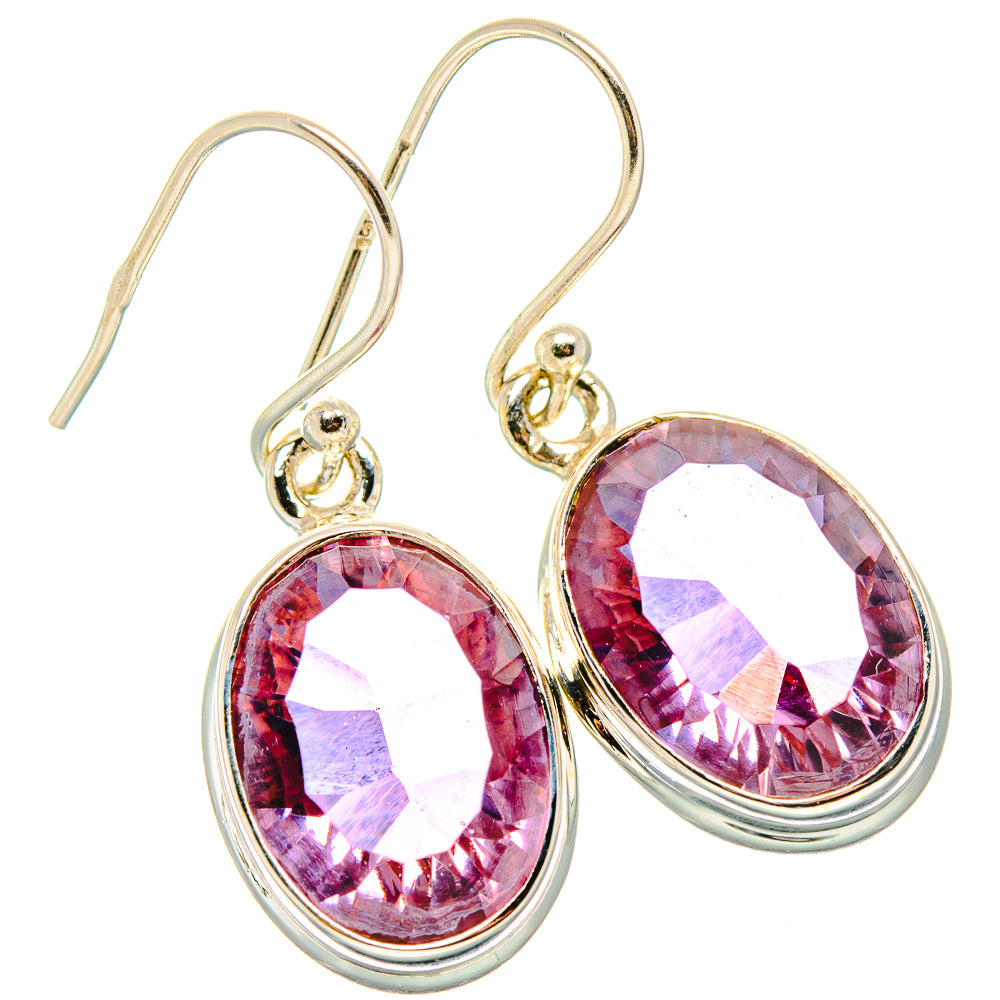 Color Change Alexandrite (Lab.) Earrings handcrafted by Ana Silver Co - EARR430385 - Photo 2
