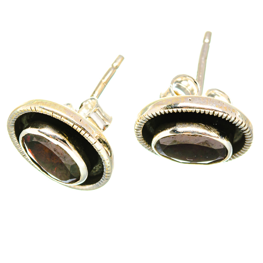 Garnet Earrings handcrafted by Ana Silver Co - EARR430409 - Photo 2