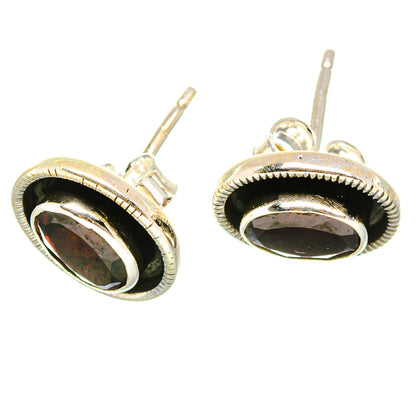 Garnet Earrings handcrafted by Ana Silver Co - EARR430409 - Photo 2