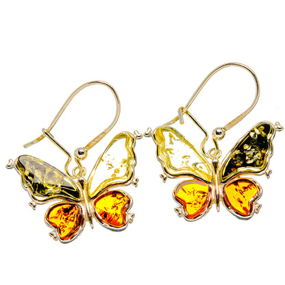 Baltic Amber Earrings handcrafted by Ana Silver Co - EARR430415 - Photo 2