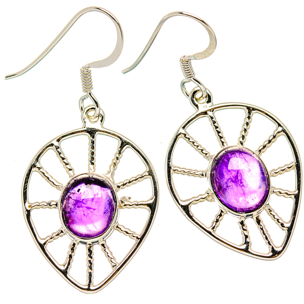 Amethyst Earrings handcrafted by Ana Silver Co - EARR430427 - Photo 2