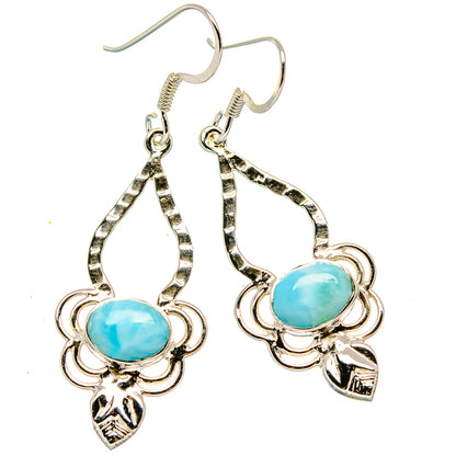 Larimar Earrings handcrafted by Ana Silver Co - EARR430441 - Photo 2