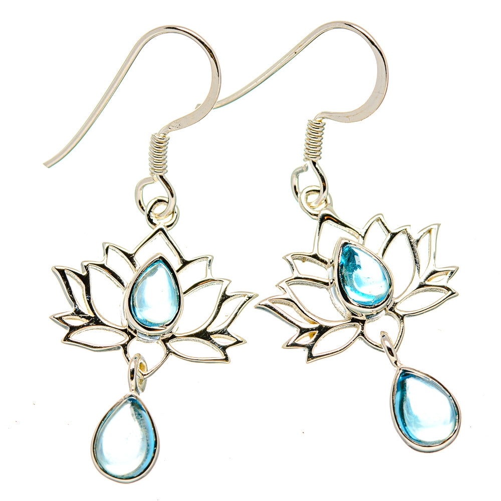 Apatite Earrings handcrafted by Ana Silver Co - EARR430446 - Photo 2