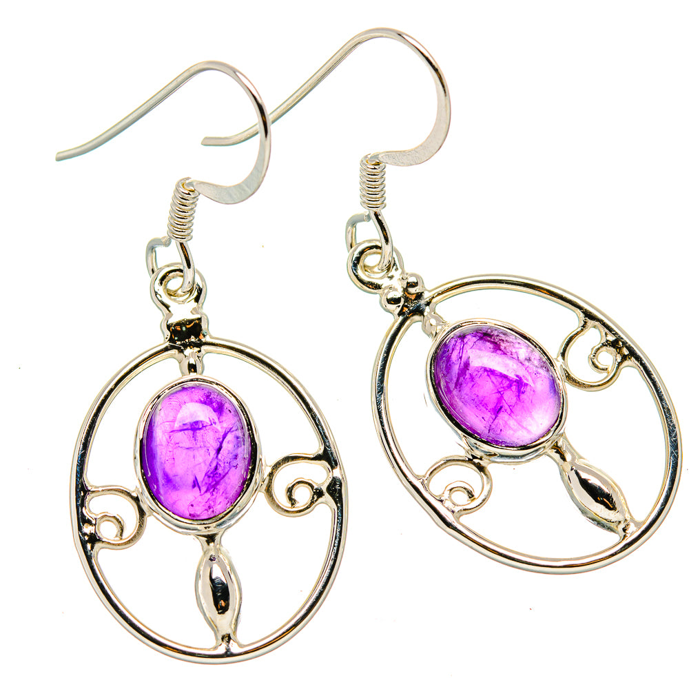Amethyst Earrings handcrafted by Ana Silver Co - EARR430450 - Photo 2