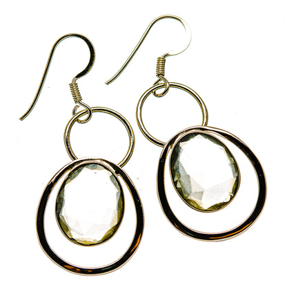 White Quartz Earrings handcrafted by Ana Silver Co - EARR430484 - Photo 2