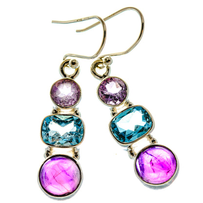 Amethyst Earrings handcrafted by Ana Silver Co - EARR430490 - Photo 2