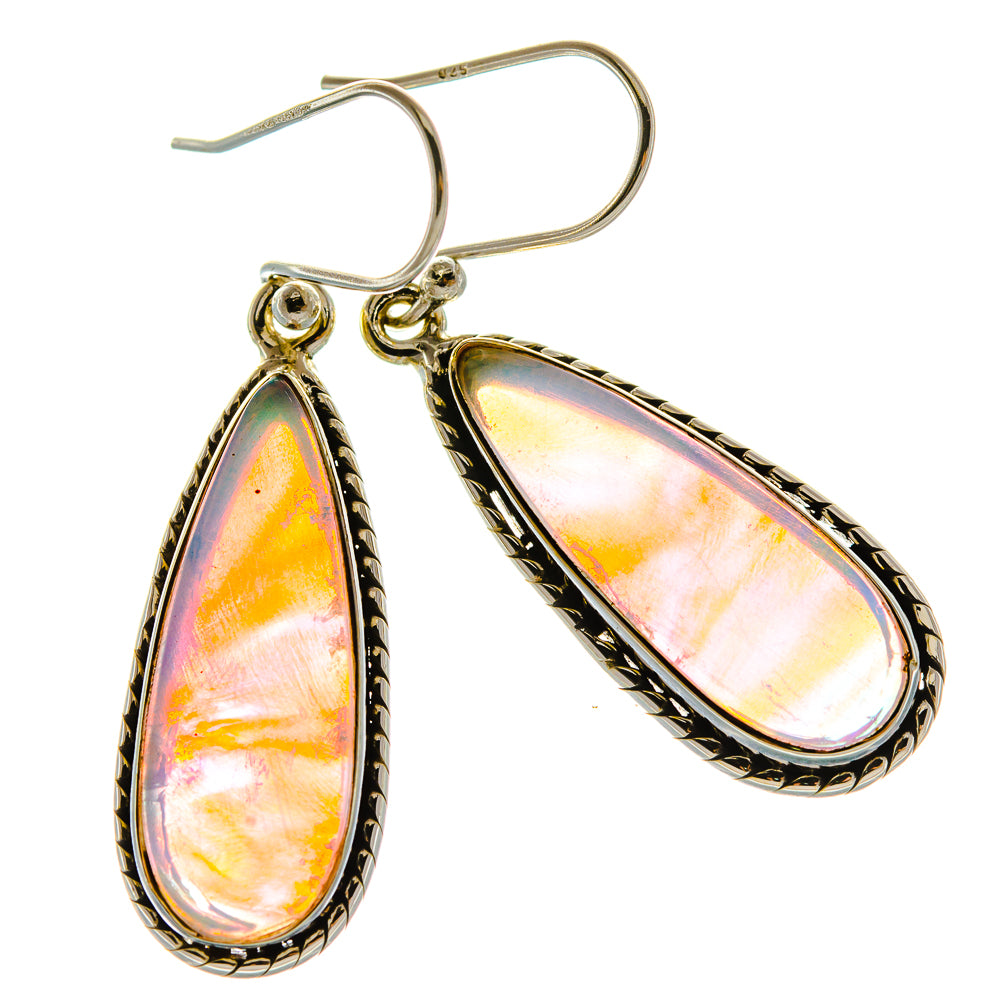 Aura Opal Earrings handcrafted by Ana Silver Co - EARR430491 - Photo 2