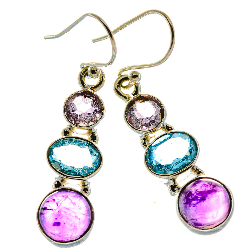 Amethyst Earrings handcrafted by Ana Silver Co - EARR430494 - Photo 2