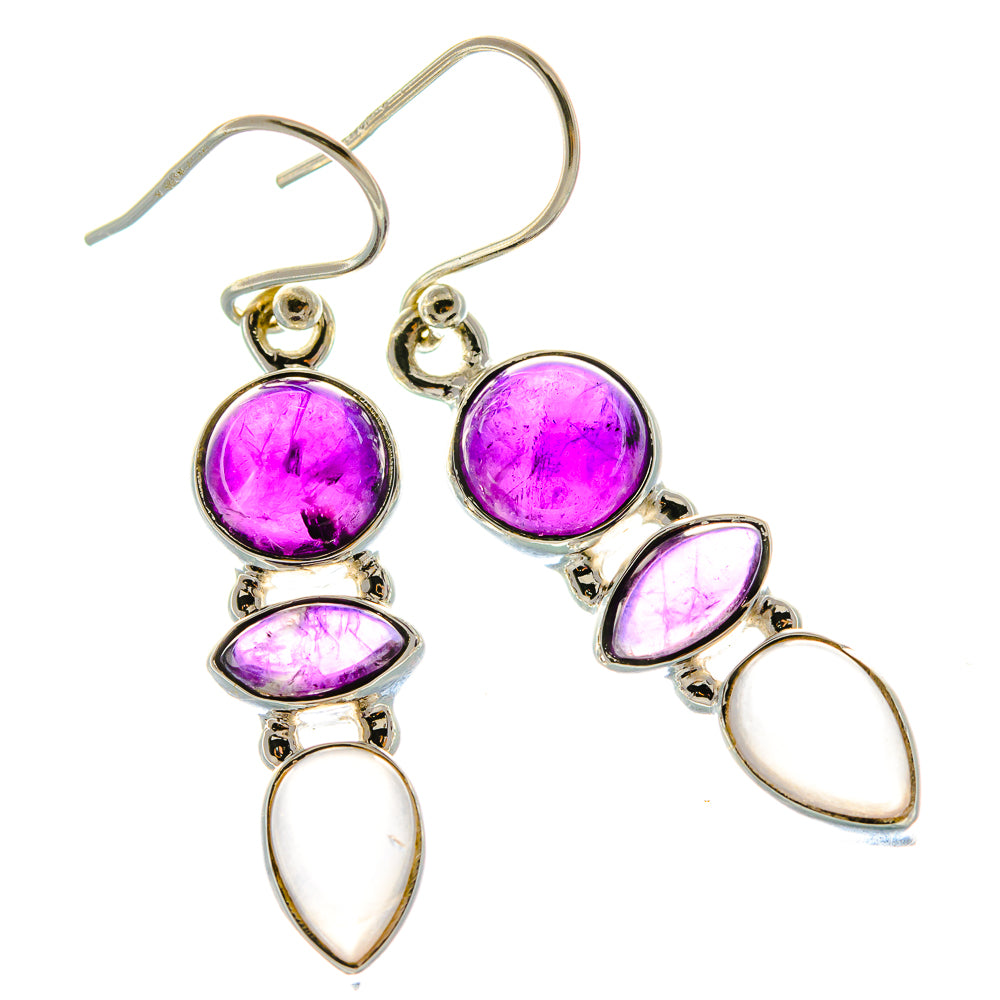 Amethyst Earrings handcrafted by Ana Silver Co - EARR430501 - Photo 2