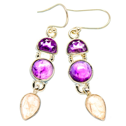 Amethyst Earrings handcrafted by Ana Silver Co - EARR430511 - Photo 2