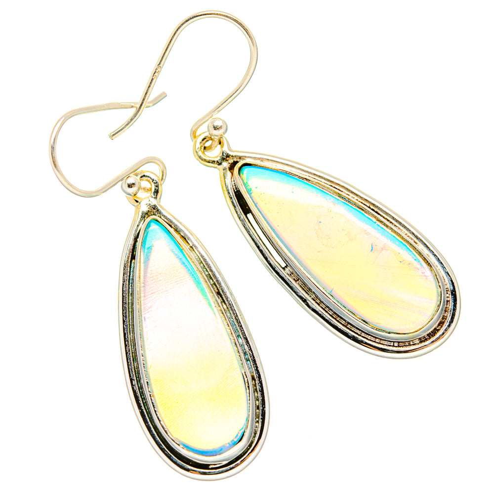 Aura Opal Earrings handcrafted by Ana Silver Co - EARR430514 - Photo 2