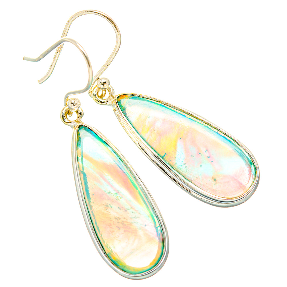 Aura Opal Earrings handcrafted by Ana Silver Co - EARR430518 - Photo 2