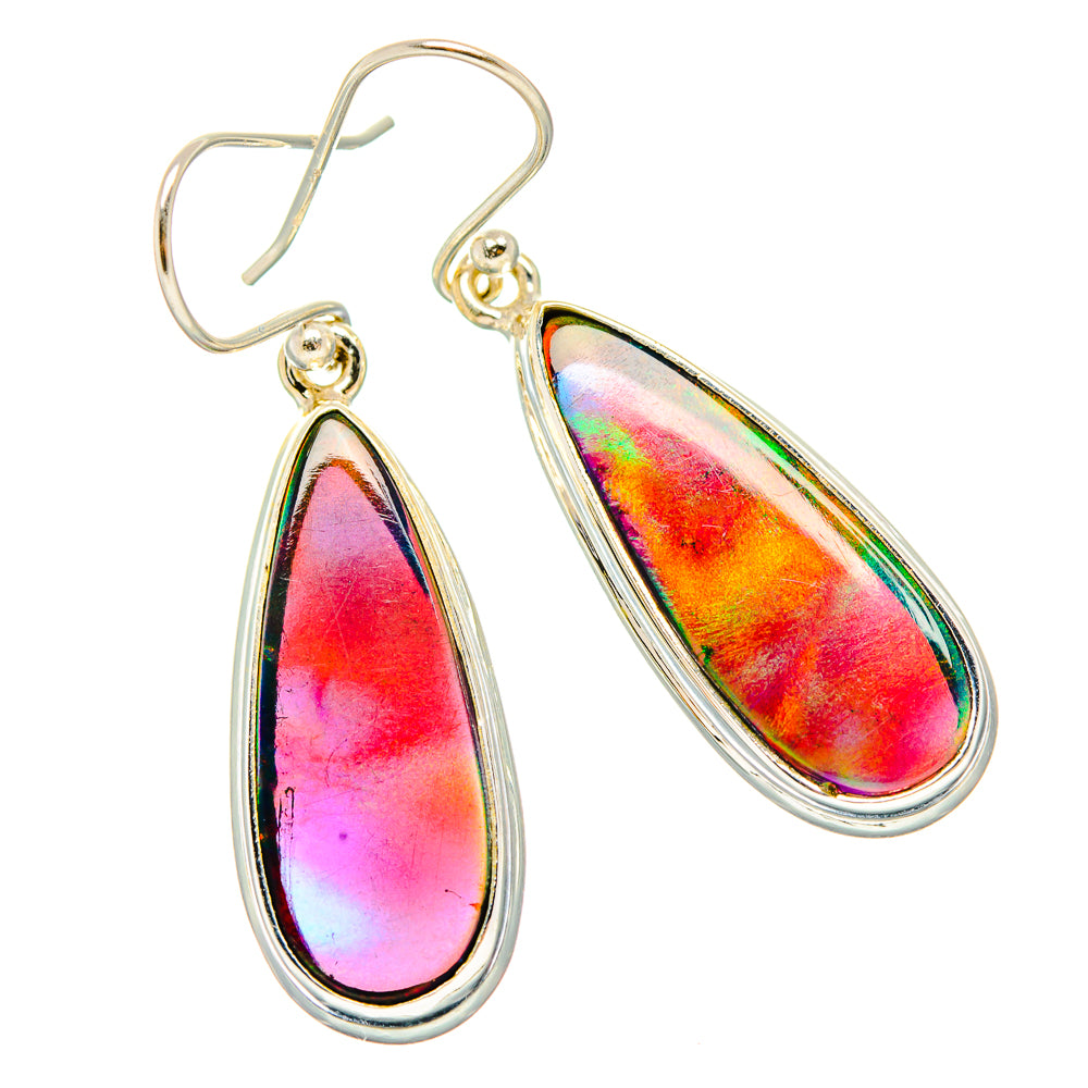 Aura Opal Earrings handcrafted by Ana Silver Co - EARR430520 - Photo 2