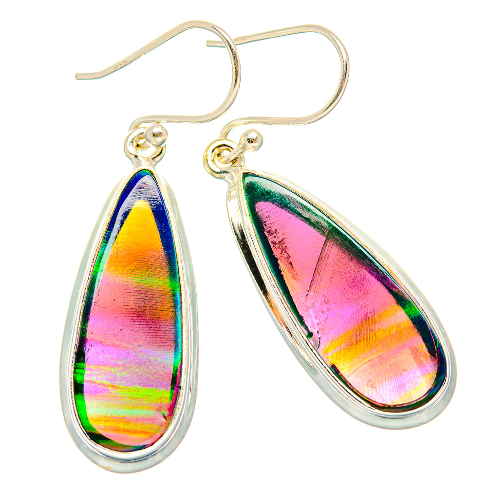 Aura Opal Earrings handcrafted by Ana Silver Co - EARR430521 - Photo 2