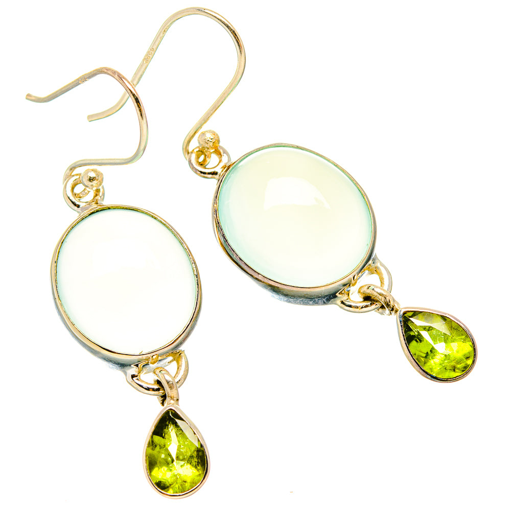 Prehnite Earrings handcrafted by Ana Silver Co - EARR430527 - Photo 2