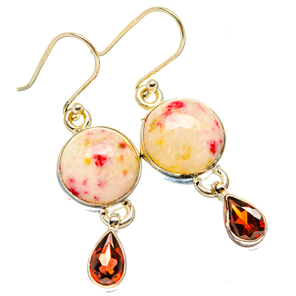 Cinnabar Earrings handcrafted by Ana Silver Co - EARR430530 - Photo 2