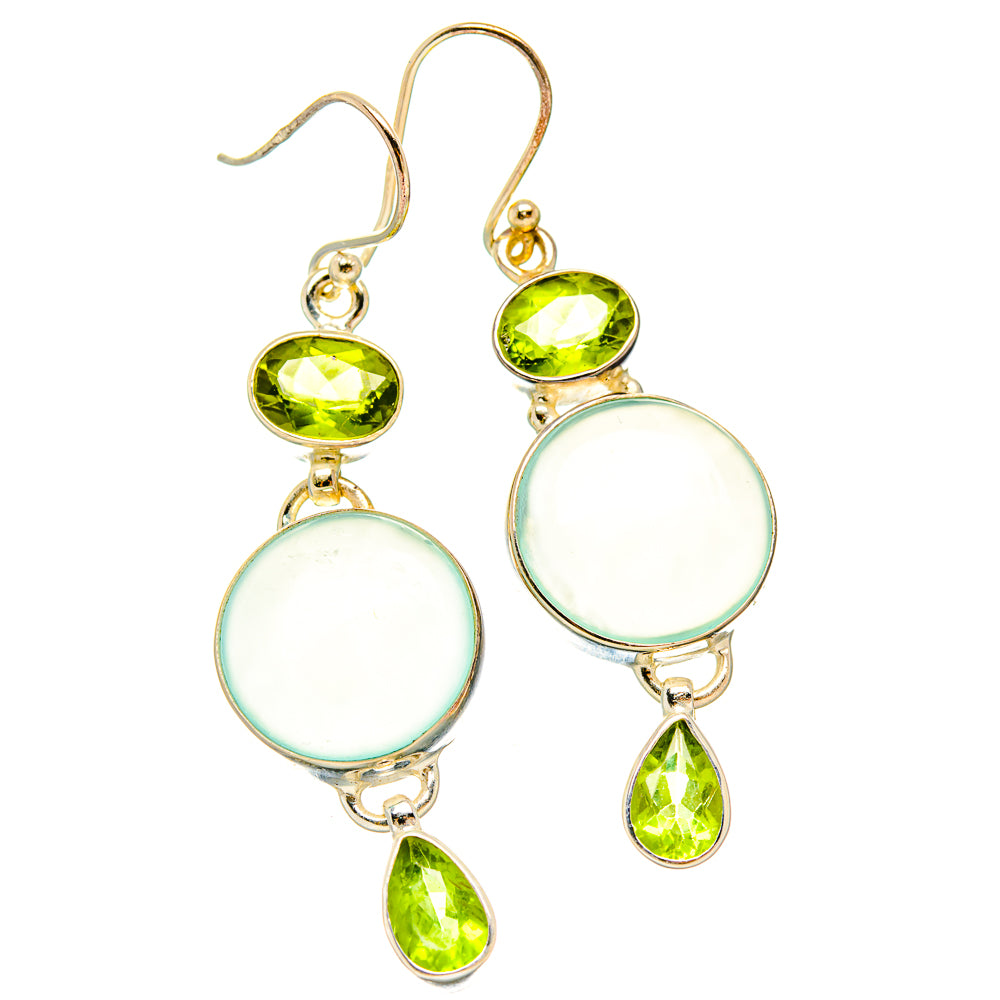Prehnite Earrings handcrafted by Ana Silver Co - EARR430531 - Photo 2