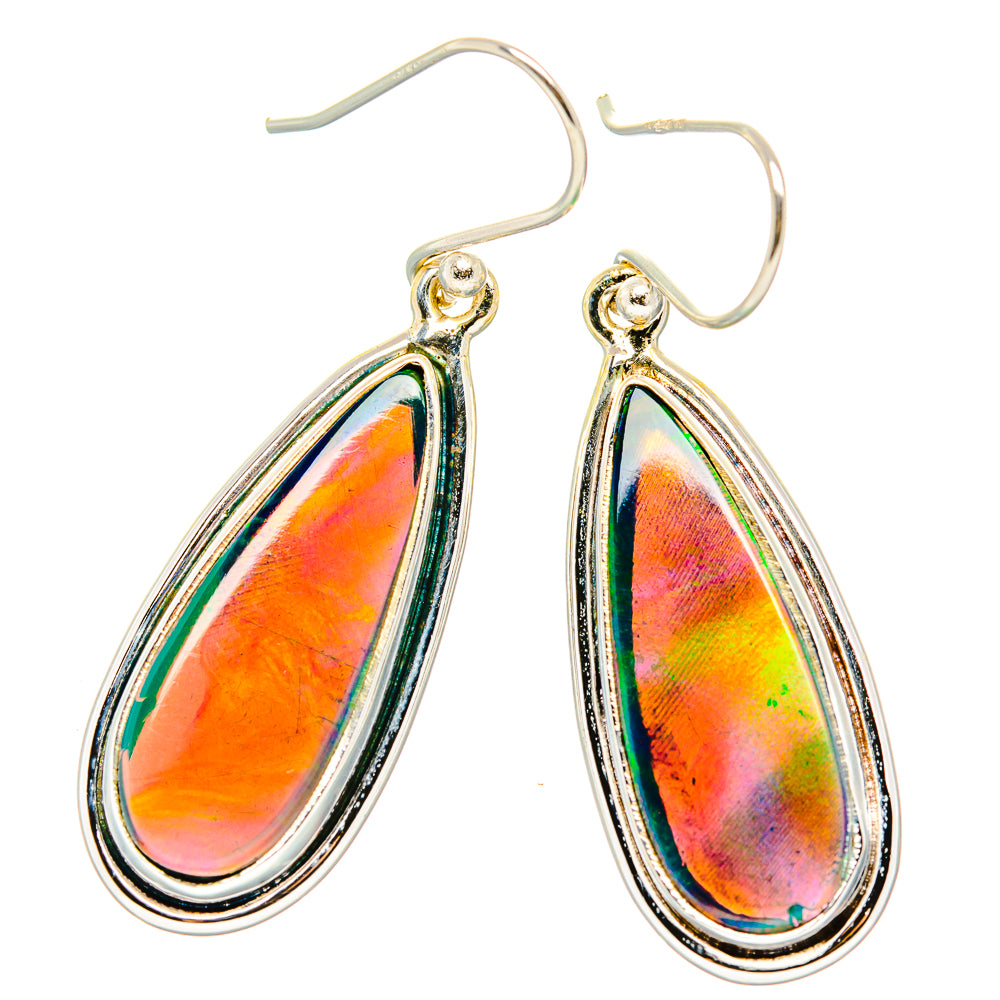 Aura Opal Earrings handcrafted by Ana Silver Co - EARR430537 - Photo 2