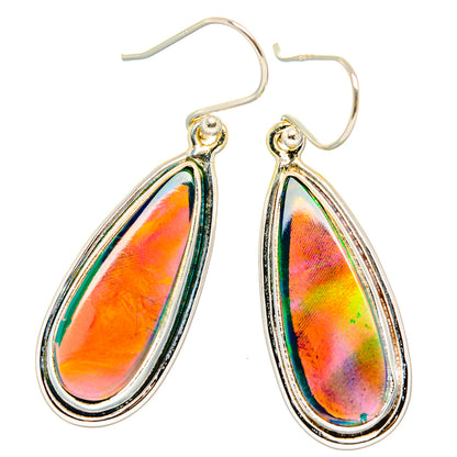 Aura Opal Earrings handcrafted by Ana Silver Co - EARR430537 - Photo 2