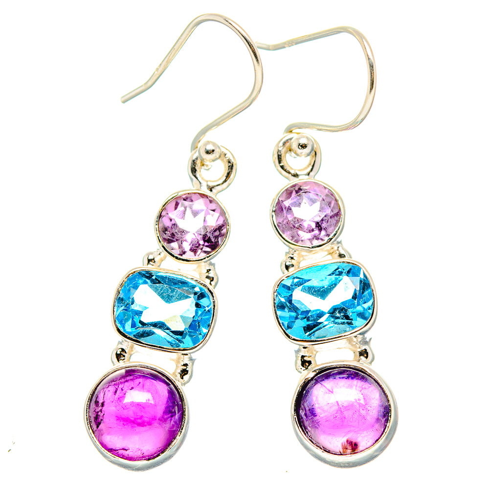 Amethyst Earrings handcrafted by Ana Silver Co - EARR430539 - Photo 2