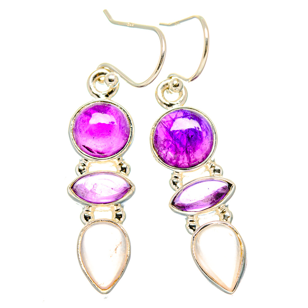 Amethyst Earrings handcrafted by Ana Silver Co - EARR430543 - Photo 2