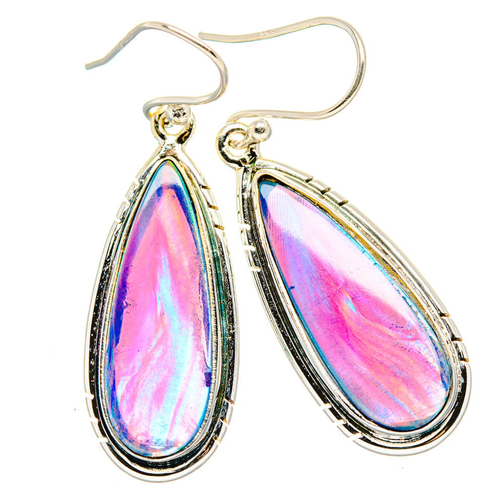 Aura Opal Earrings handcrafted by Ana Silver Co - EARR430545 - Photo 2
