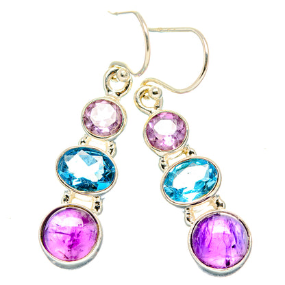 Amethyst Earrings handcrafted by Ana Silver Co - EARR430547 - Photo 2
