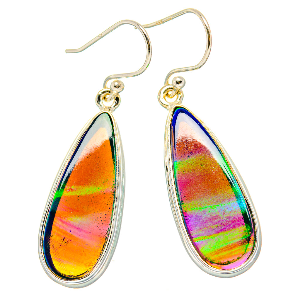 Aura Opal Earrings handcrafted by Ana Silver Co - EARR430556 - Photo 2