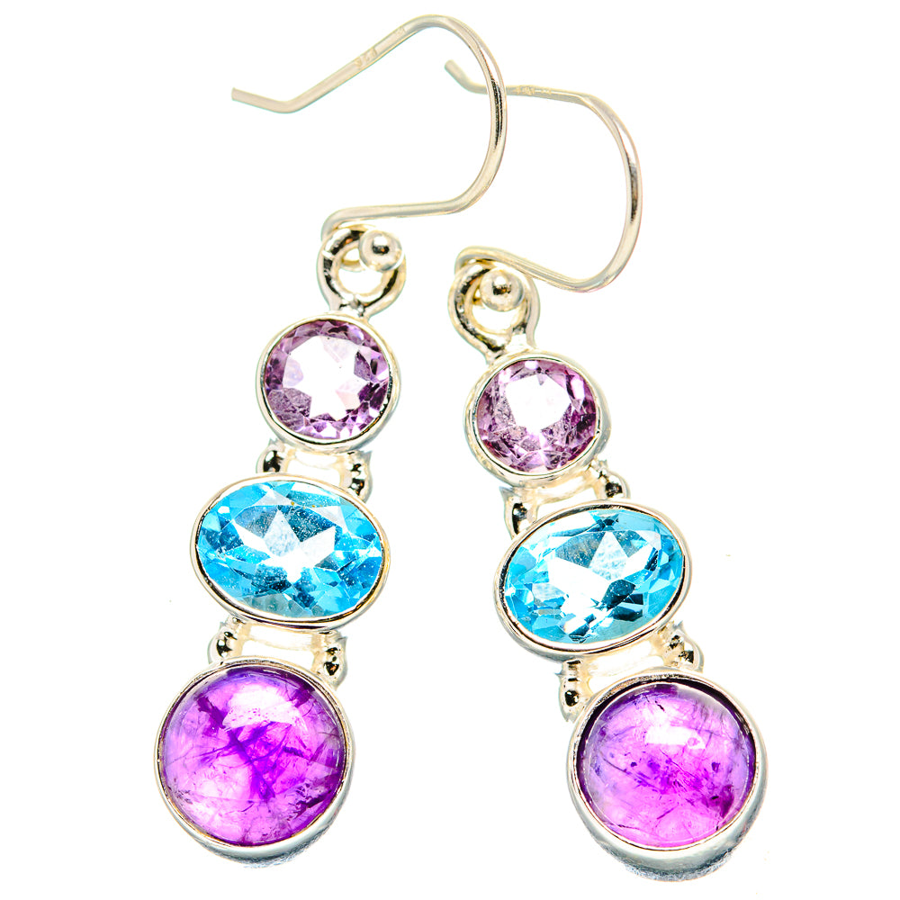 Amethyst Earrings handcrafted by Ana Silver Co - EARR430558 - Photo 2