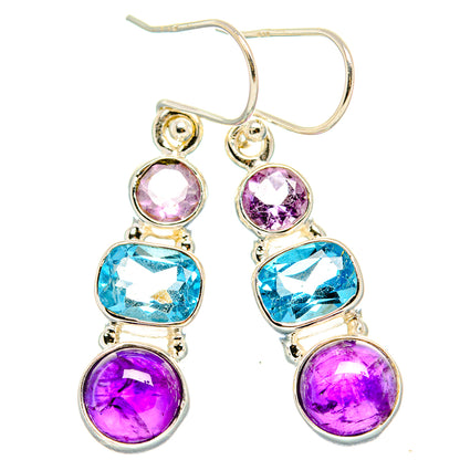 Amethyst Earrings handcrafted by Ana Silver Co - EARR430560 - Photo 2