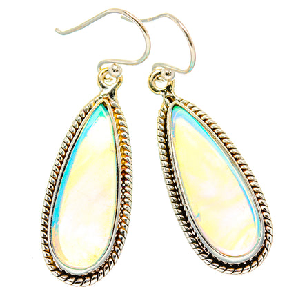Aura Opal Earrings handcrafted by Ana Silver Co - EARR430563 - Photo 2