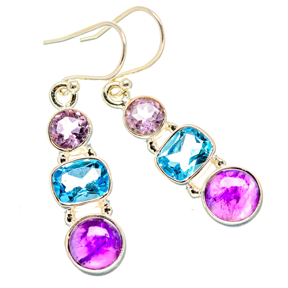 Amethyst Earrings handcrafted by Ana Silver Co - EARR430566 - Photo 2