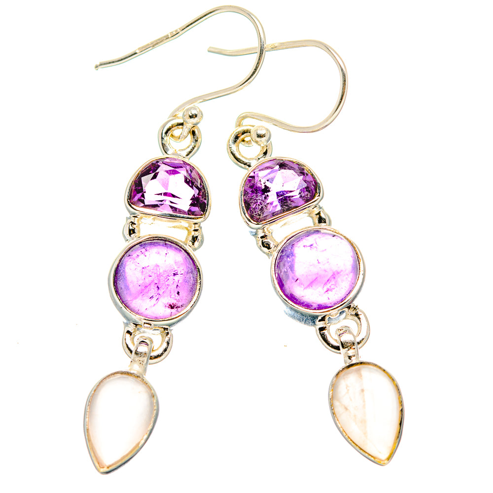 Amethyst Earrings handcrafted by Ana Silver Co - EARR430567 - Photo 2