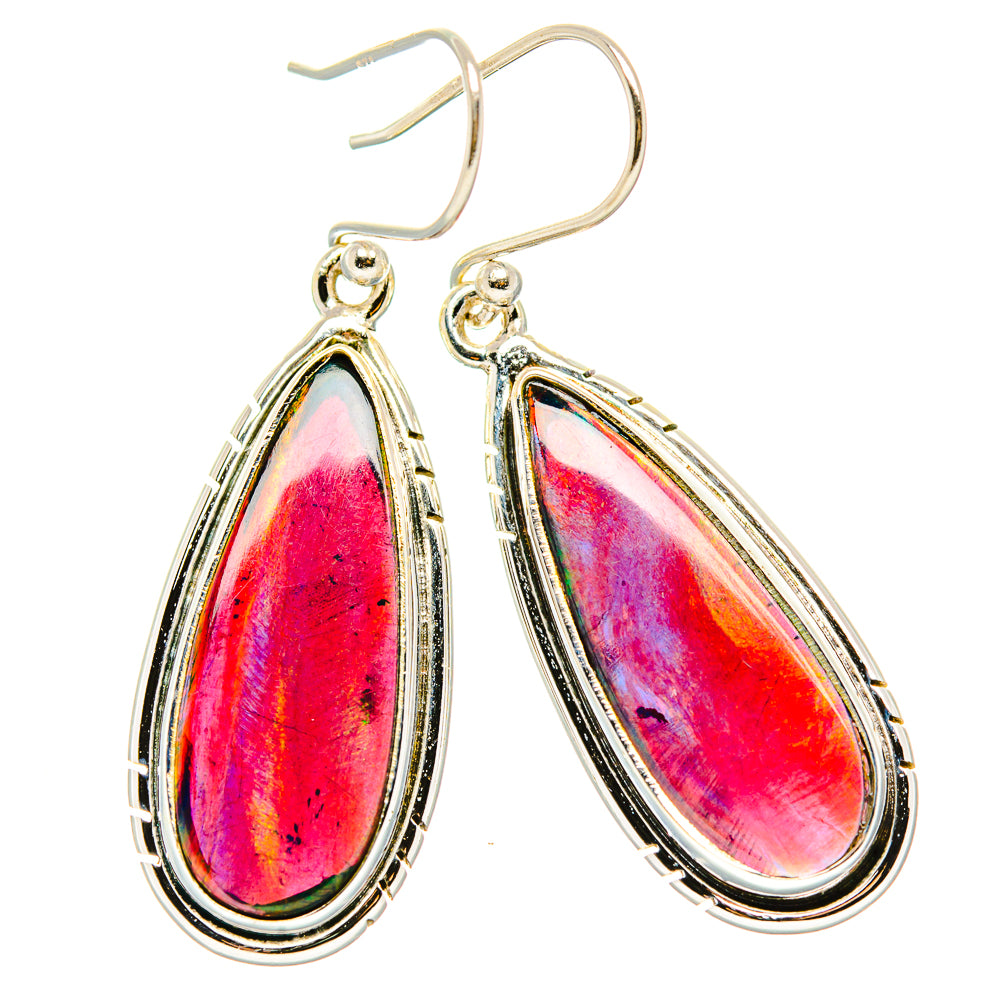Aura Opal Earrings handcrafted by Ana Silver Co - EARR430572 - Photo 2