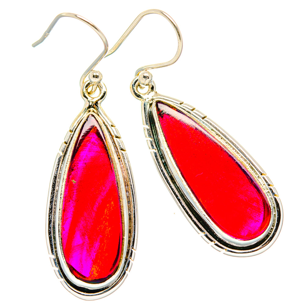 Aura Opal Earrings handcrafted by Ana Silver Co - EARR430577 - Photo 2