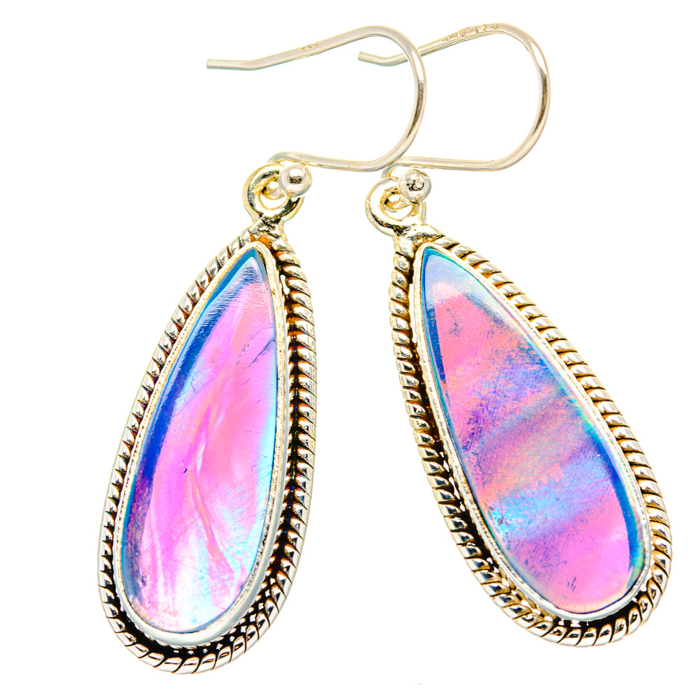 Aura Opal Earrings handcrafted by Ana Silver Co - EARR430579 - Photo 2
