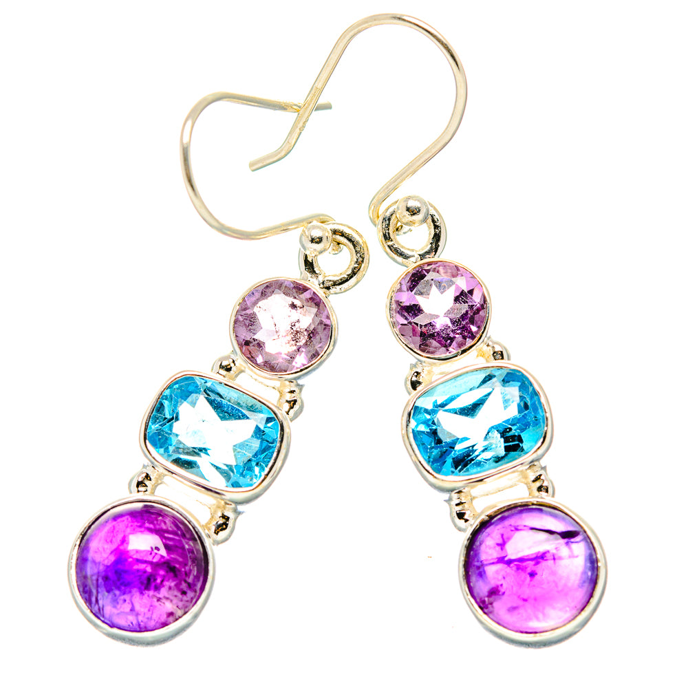 Amethyst Earrings handcrafted by Ana Silver Co - EARR430580 - Photo 2