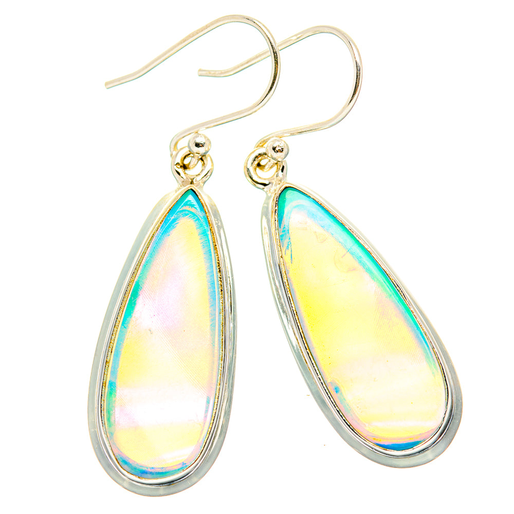 Aura Opal Earrings handcrafted by Ana Silver Co - EARR430581 - Photo 2