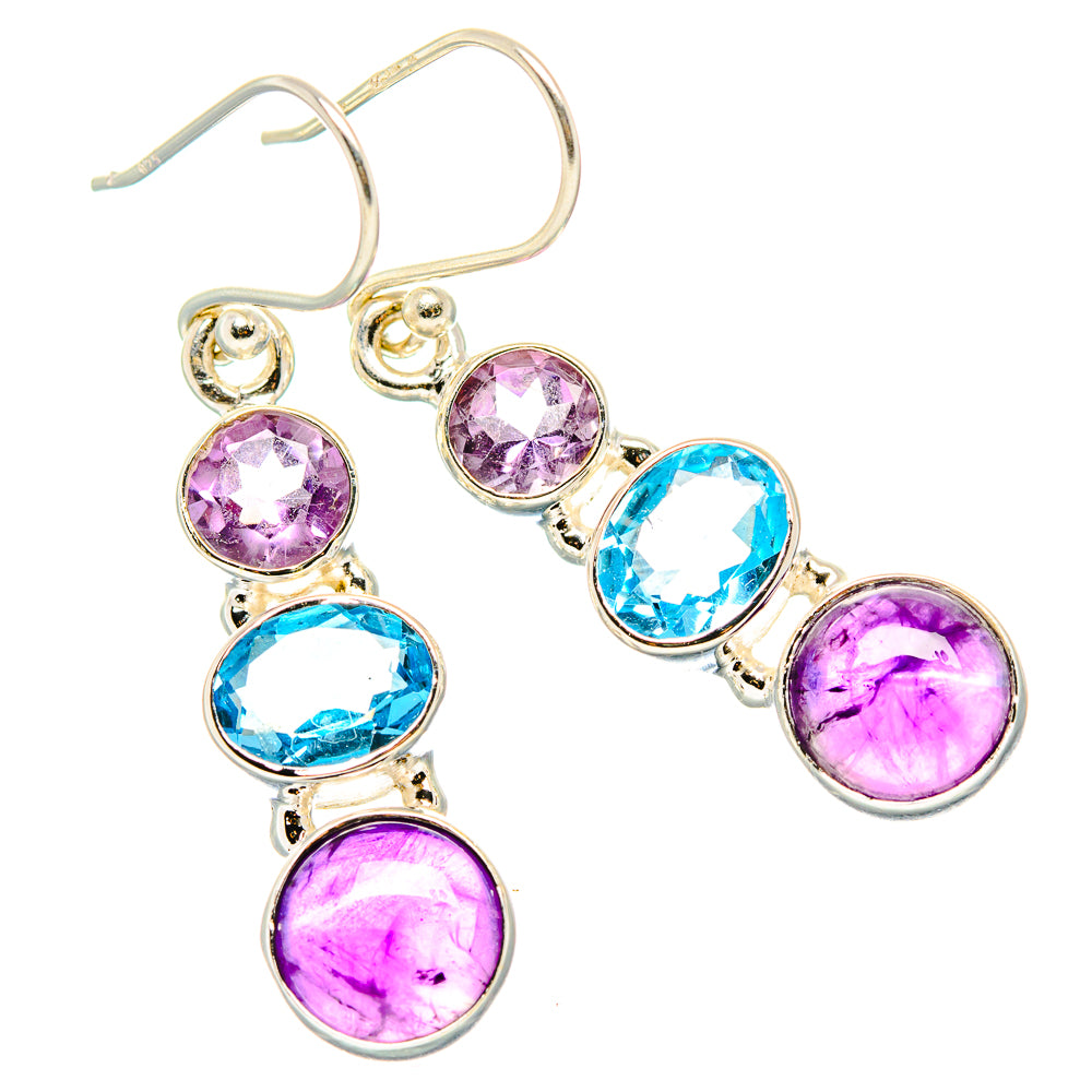 Amethyst Earrings handcrafted by Ana Silver Co - EARR430582 - Photo 2