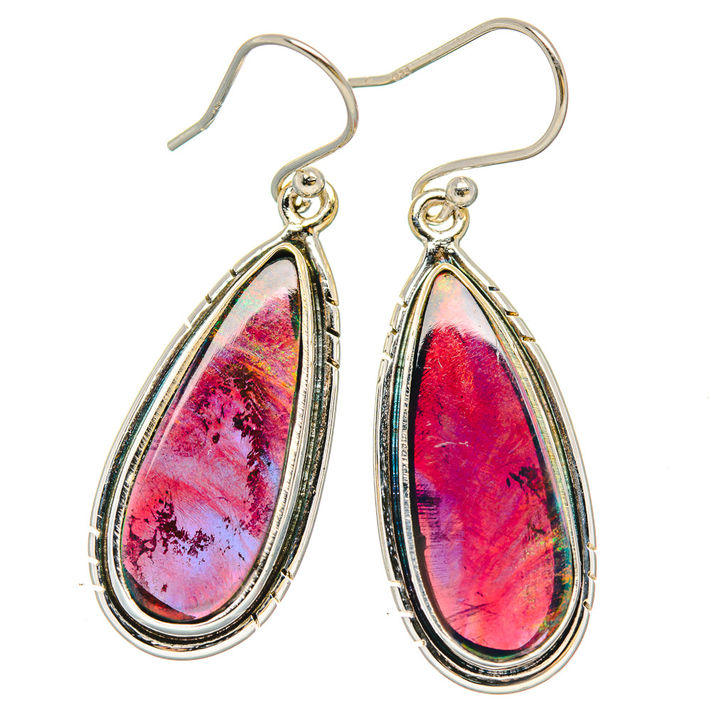 Aura Opal Earrings handcrafted by Ana Silver Co - EARR430585 - Photo 2